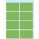 Etiket HERMA 3695 26x40mm groen 40 stuks