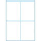 Etiket HERMA 3755 40x55mm wit 28 stuks
