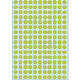 Etiket HERMA 2215 rond 8mm groen 5632 stuks