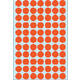 Etiket HERMA 2232 rond 13mm rood 2464 stuks