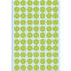 Etiket HERMA 2235 rond 13mm groen 2464 stuks