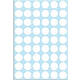 Etiket HERMA 2240 rond 16mm wit 1728 stuks