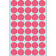 Etiket HERMA 2256 rond 19mm fluor rood 960 stuks