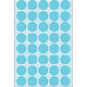 Etiket HERMA 2253 rond 19mm blauw 1280 stuks