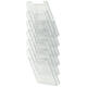 Folderhouder Exacompta wand A4 6-vaks staand helder transparant