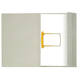 Combimap Secolor folio 1 klep recycled 250gr grijs