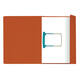 Clipexmap Secolor A4 100% gerecycled karton 250gr rood