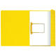 Clipmap Secolor A4 100% gerecycled karton 250gr geel verpakt per 50 stuks