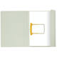 Clipmap Secolor A4 100% gerecycled karton 250gr grijs verpakt per 10 stuks