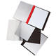 Rapportenmap Djois met snelhechter en dekplaatje A4 grijs