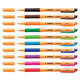 Rollerpen STABILO PointVisco 1099/10 fijn assorti etui à 10 stuks