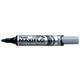 Whiteboardmarker Pentel MWL5M Maxiflo rond 3mm zwart