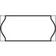Prijsetiket 12x26mm Sato Samark wit permanent 1500 stuks