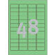 Etiket Avery L6040-20 45.7x21.2mm groen 960 stuks