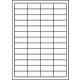 Etiket Avery 3650 48x21mm wit 5200 stuks