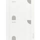 Rug-insteekkaart Leitz breed 56x190mm wit 100 stuks