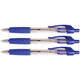 Balpen Quantore Grip drukknop blauw medium