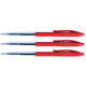 Balpen Quantore drukknop rood medium