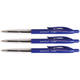 Balpen Quantore drukknop blauw 10 stuks
