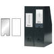 Etikethouder Djois 35x75mm zelfklevend transparant 12 stuks