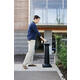 Asbak Rubbermaid Groundskeeper Tuscan vrijstaand zwart