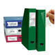 Etikethouder Djois 35x75mm zelfklevend transparant 12 stuks