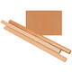 Inpakpapier Kraft gestreept 60gr 100cm x 10m op rol