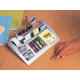 Bureau organiser Post-it C50 zilvergrijs incl inhoud
