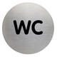 Infobord pictogram Durable 4907 wc rond 83mm