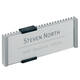 Deurbordje Durable 149x52mm metaal/zilver