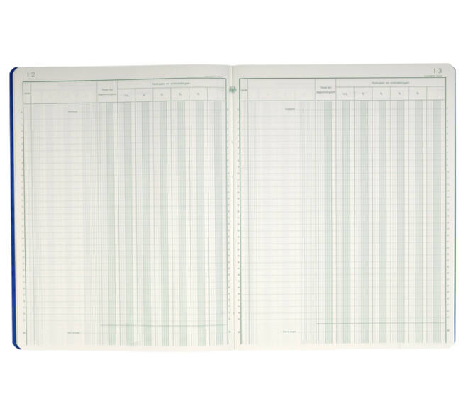 Register Piqure dagontvangsten 320x250mm 80vel assorti