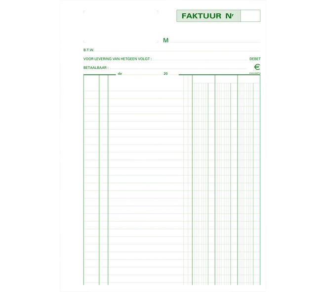 Facturenboek Exacompta Manifold dupli 50vel Nl