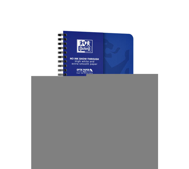 Spiraalblok Oxford Touch A5 lijn 140 pagina's 80gr blauw