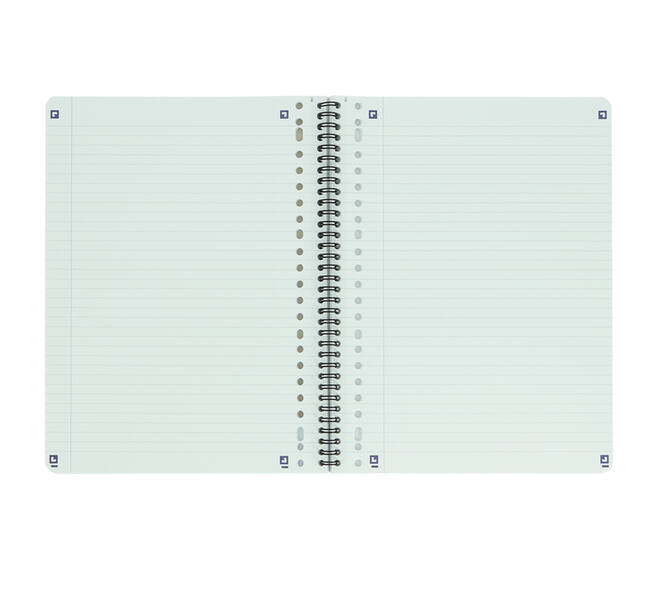 Collegeblok Oxford School A4+ lijn 23-gaats 160 pagina's 80gr voordeelpak assorti 3 stuks