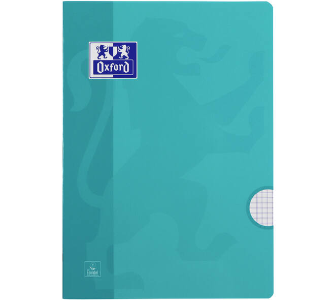 Schrift Oxford School A4 ruit 5x5mm 72 pagina's 80gr assorti