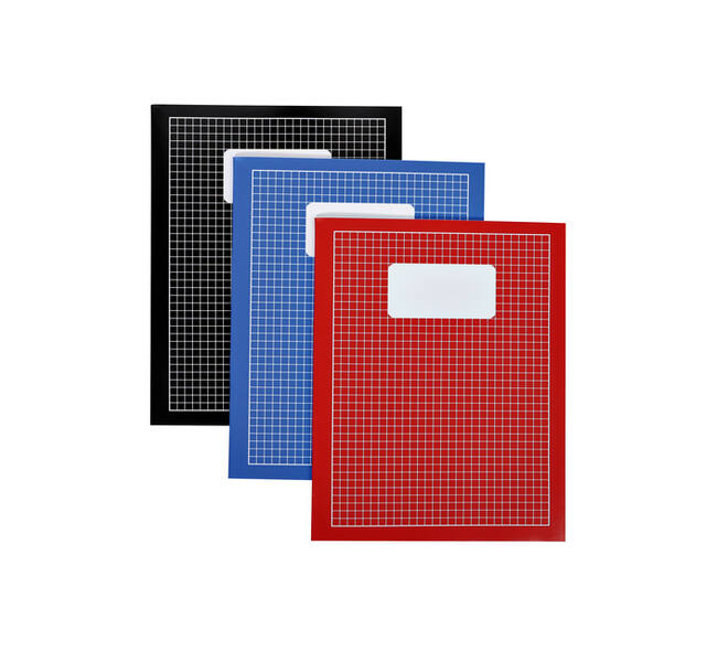 Schrift Qbasic 210x165mm ruit 5mm 80blz 70gr assorti