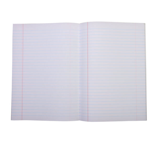 Schrift Qbasic A4 lijn 80blz 70gr assorti