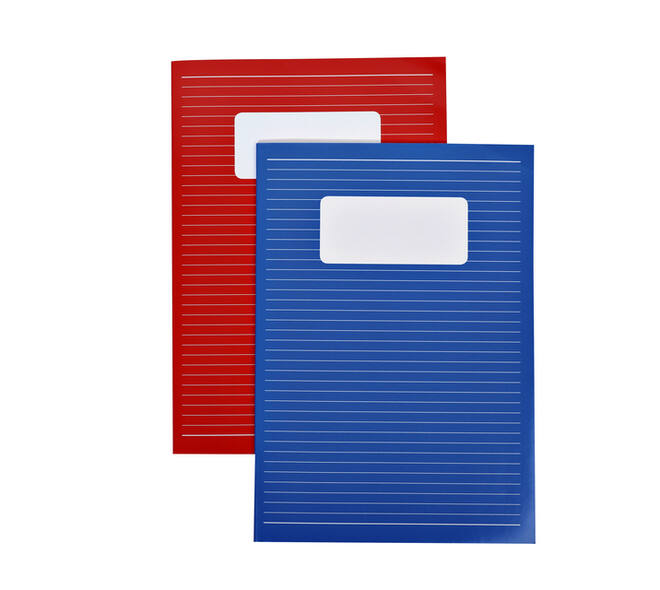 Schrift Qbasic A4 lijn 80blz 70gr assorti