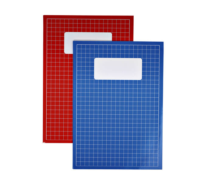 Schrift Qbasic A4 ruit 10mm 80blz 70gr assorti