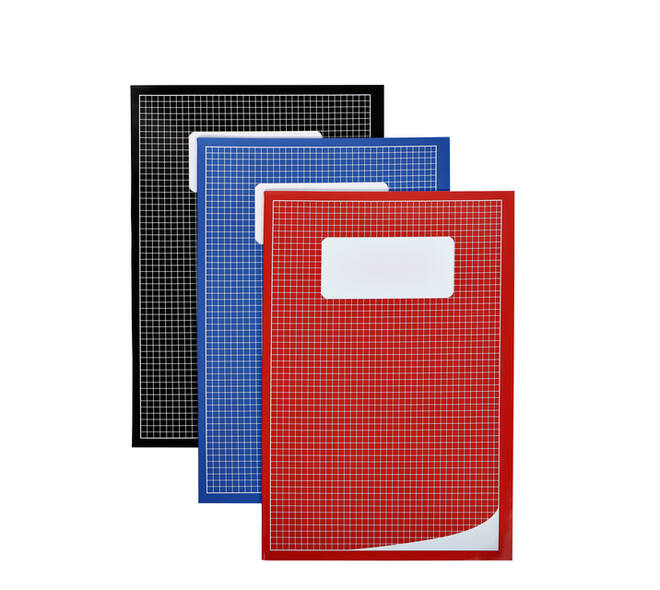 Schrift Qbasic A4 ruit 5mm 80blz 70gr assorti