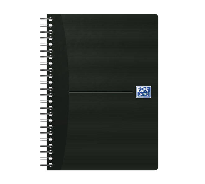 Spiraalblok Oxford Essentials A5 lijn 180 pagina's 80gr assorti