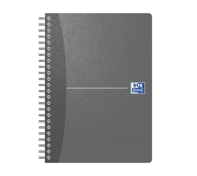 Spiraalblok Oxford Essentials A5 lijn 180 pagina's 80gr assorti