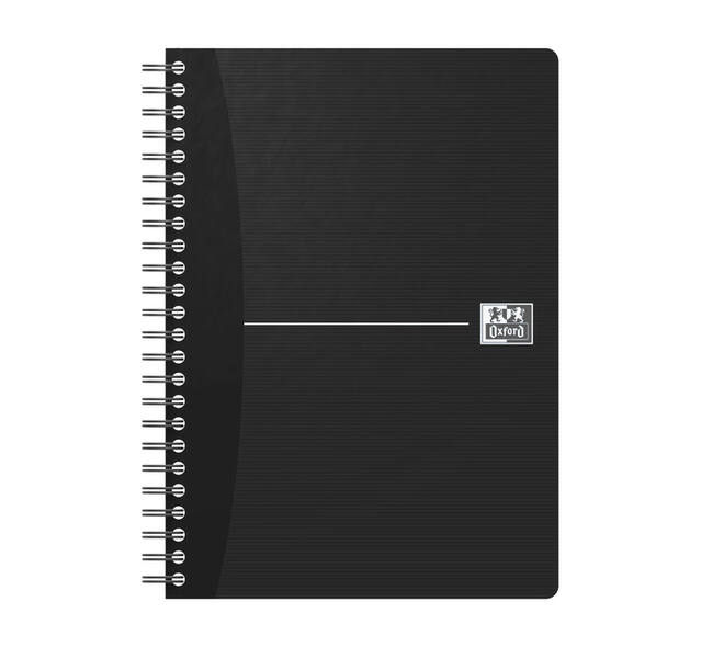 Spiraalblok Oxford Essentials A5 lijn 180 pagina's 80gr assorti