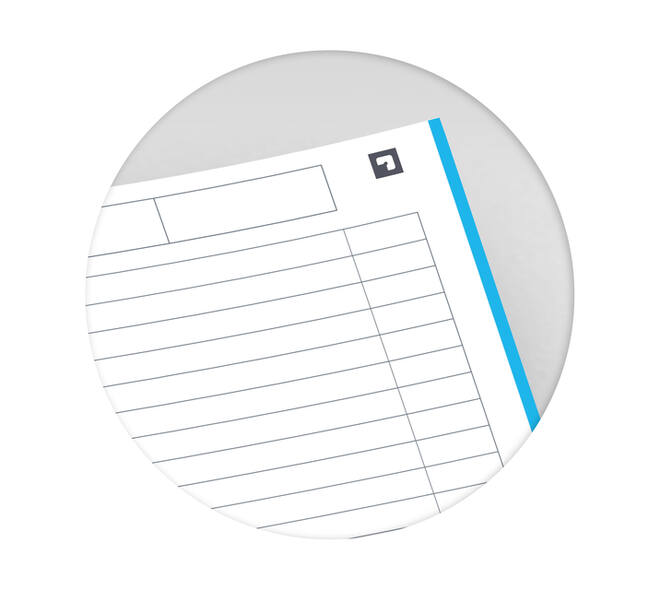 Collegeblok Oxford Office Essentials Europeanbook A4+ 4-gaats 120 pagina's assorti