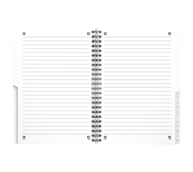 Indexboek Oxford Urban Mix A5 90vel alfabet lijn