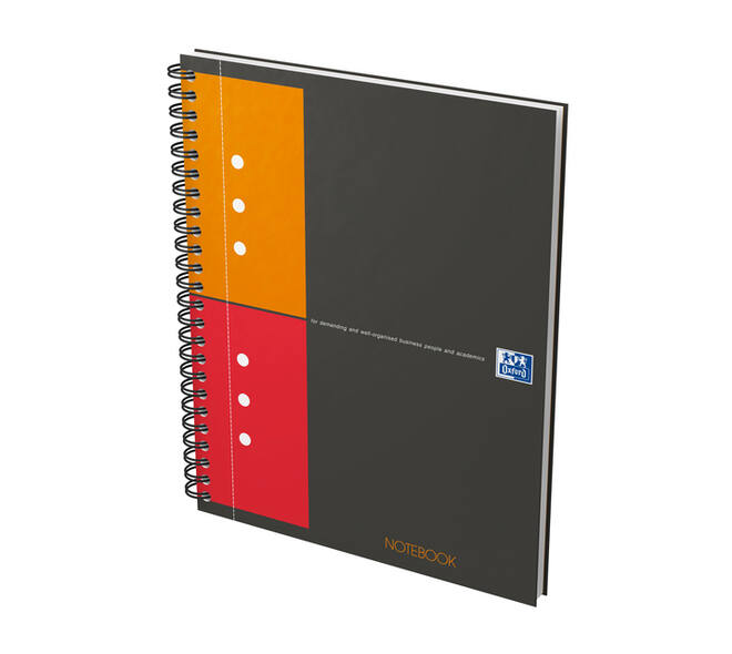 Spiraalblok Oxford International Notebook A5+ ruit 160 pagina's