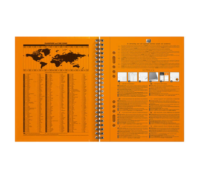 Spiraalblok Oxford International Notebook A5+ lijn