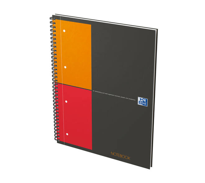 Spiraalblok Oxford International Notebook A4+ ruit 5mm
