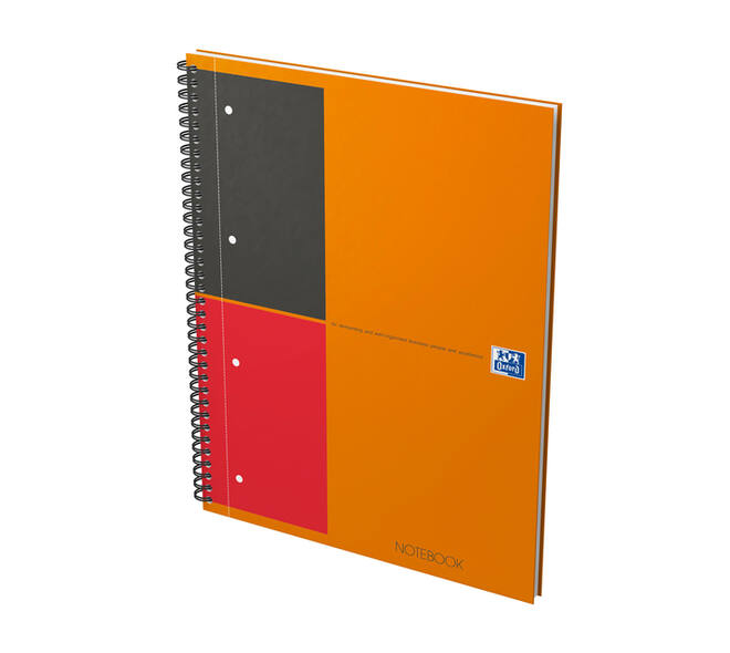 Spiraalblok Oxford International Notebook A4+ 160 pagina's lijn
