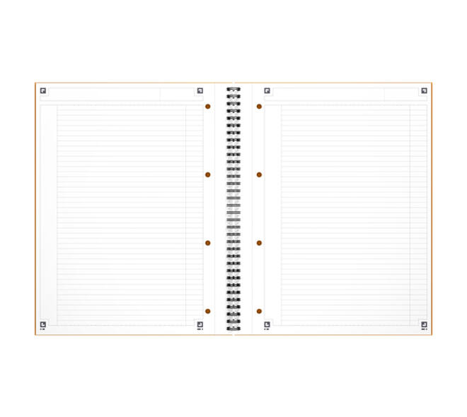 Spiraalblok Oxford International Notebook A4+ 160 pagina's lijn